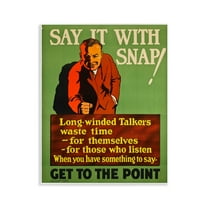 Stupell Industries Vintage Say It With Snap Quotes and Sayings Painting Unframed Art Print Wall Art, 11 x 14