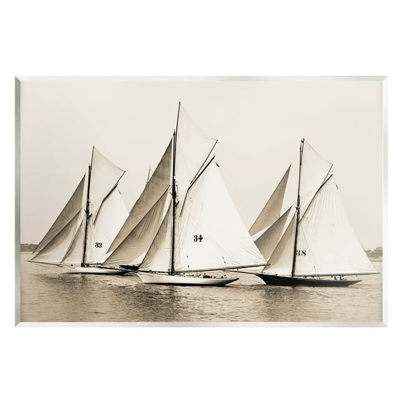 Stupell Industries Vintage Ship Fleet Transportation Photography Unframed Art Print Wall Art, 15 x 10