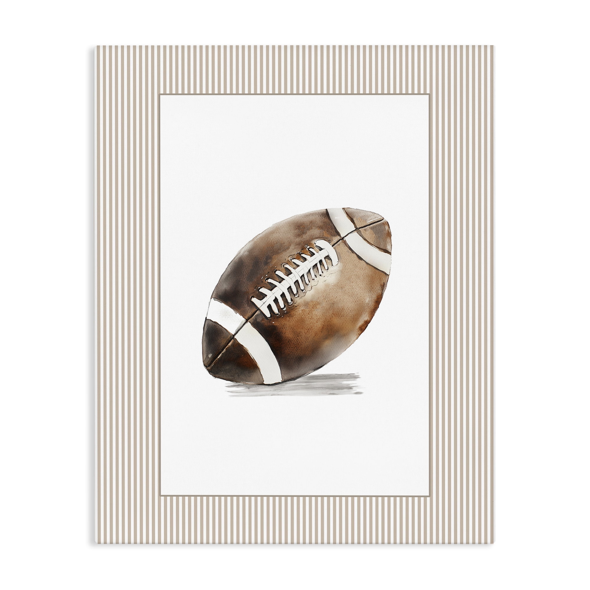 Stupell Industries Vintage Sports Football Canvas Wall Art, design by Christine Simpson Art