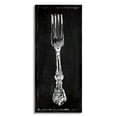 thumbnail image 1 of Stupell Industries Vintage Stenciled Fork Kitchen Cutlery Utensil Graphic Art Black Framed Art Print Wall Art, Design by Carol Robinson, 1 of 5