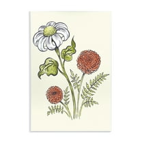 Stupell Industries Vintage Style Garden Blossoms Floral Painting Unframed Art Print Wall Art, 10 x 15