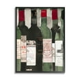 thumbnail image 1 of Stupell Industries Vintage Style Green Labeled Liquor Wine Bottles Paintings Black Framed Art Print Wall Art, 11x14, by Samuel Dixon, 1 of 5