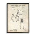 thumbnail image 1 of Stupell Industries Vintage Style Shock Absorber Invention Patent Diagram Framed Wall Art, 16 x 20, Design by Karl Hronek, 1 of 5