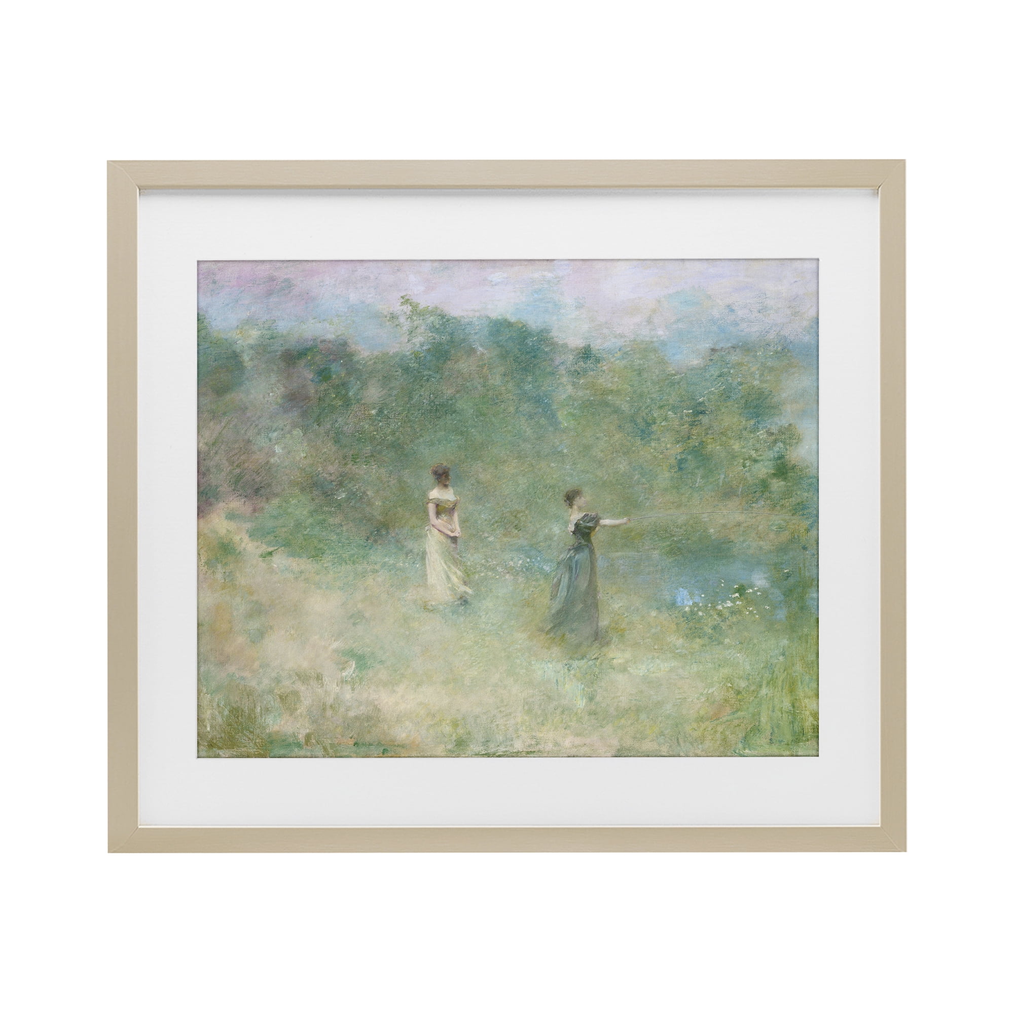 Stupell Industries Vintage Summer Fishing Ladies Birch Framed Print Under Glass, design by Wild Apple Portfolio