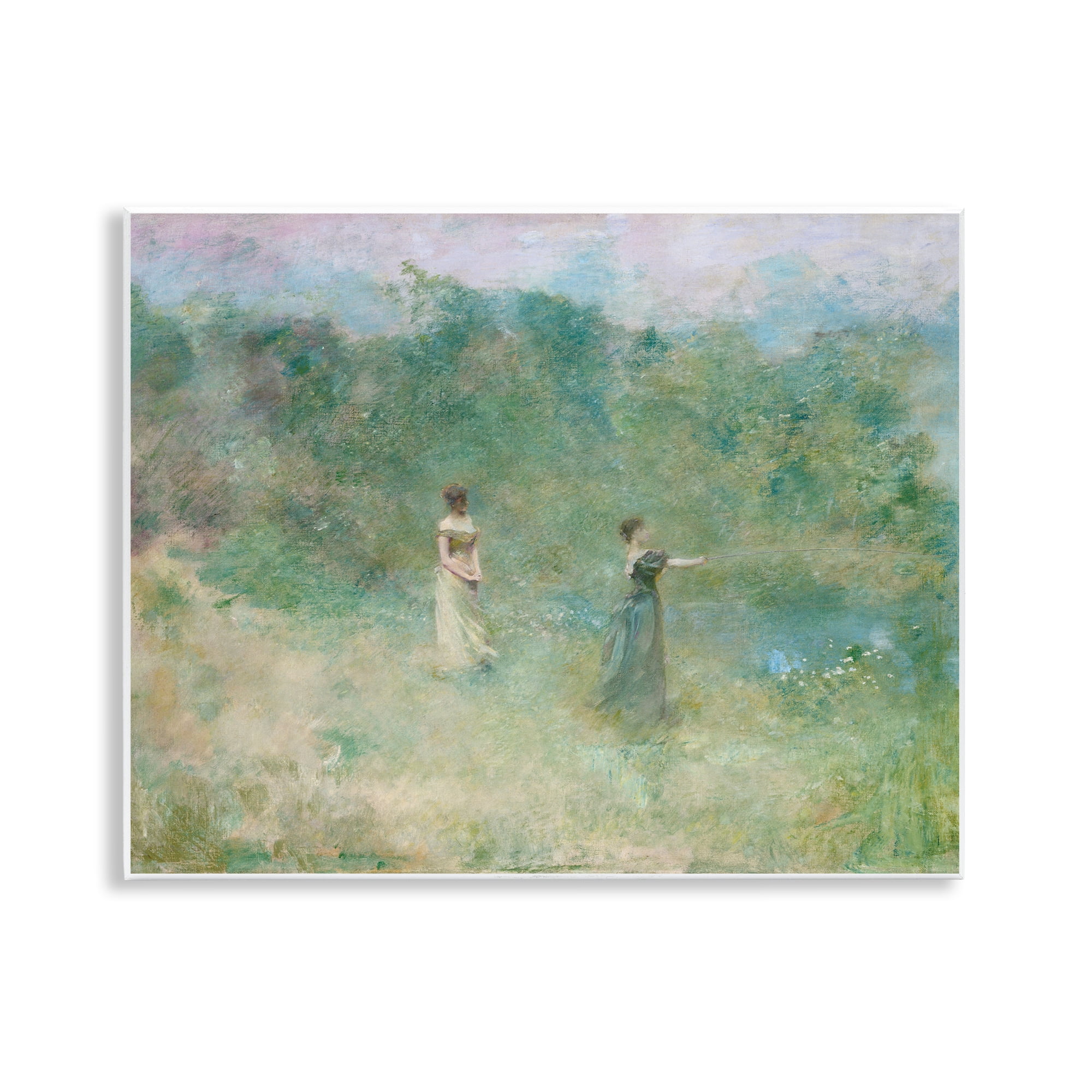 Stupell Industries Vintage Summer Fishing Ladies Wall Plaque Art, design by Wild Apple Portfolio