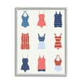 thumbnail image 1 of Stupell Industries Vintage Swimwear Fashion Beauty & Fashion Painting Gray Framed Art Print Wall Art, 11 x 14, 1 of 9
