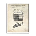thumbnail image 1 of Stupell Industries Vintage Toilet Paper Fixture Detailed Technical Diagram Text Framed Wall Art, 16 x 20, Design by Karl Hronek, 1 of 5