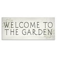 thumbnail image 1 of Stupell Industries Vintage Welcome Gardener Plants & Flowers Painting Wrapped Canvas Art Print Wall Art, 24 x 10, 1 of 8