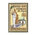 thumbnail image 1 of Stupell Industries Vintage Woman Picking Grapes Quotes and Sayings Painting Brown Floater Framed Canvas Art Print Wall Art, 21 x 31, 1 of 9