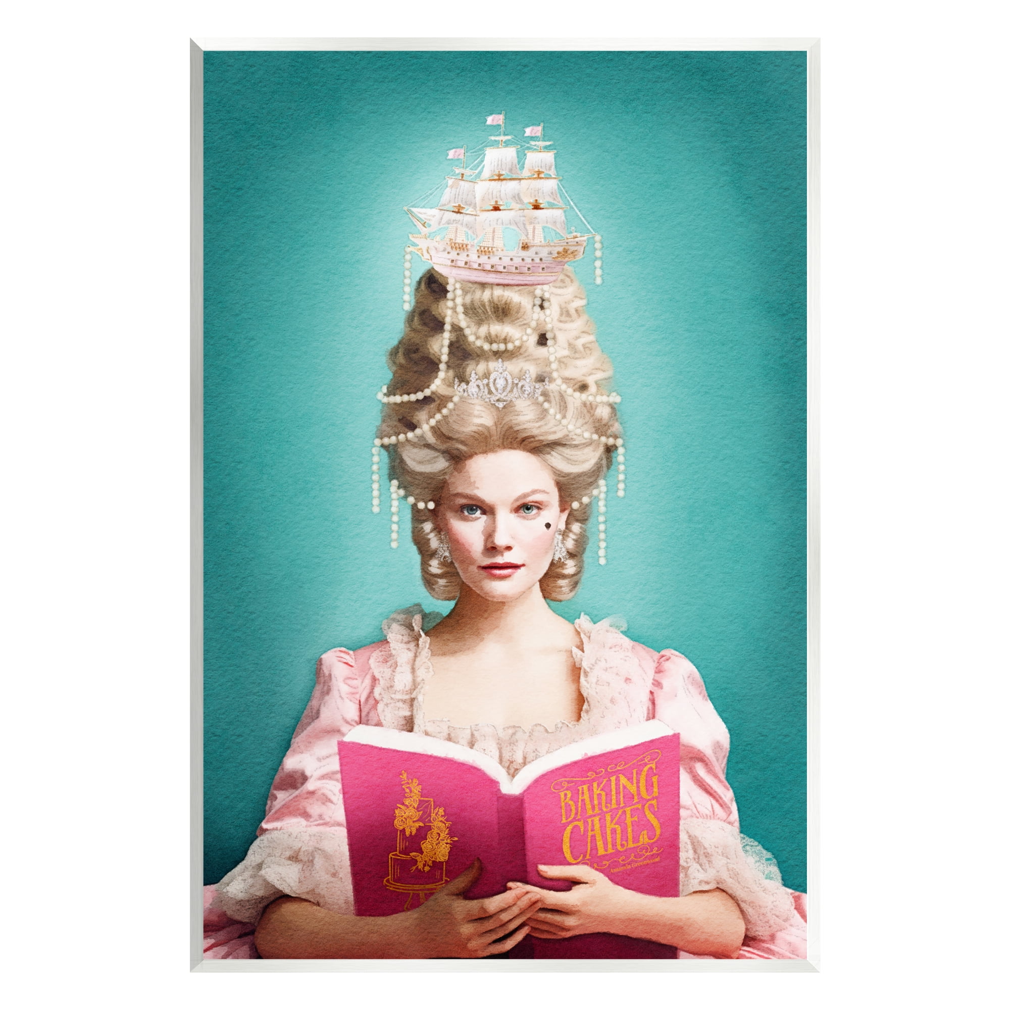 Stupell Industries Vintage Woman Reading Literature & Flim Painting Unframed Art Print Wall Art, 10 x 15