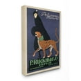 thumbnail image 1 of Stupell Industries Vintage Women's Fashion Campaign with Leopard Design by Ernest Montaut, 16" x 20", 1 of 1
