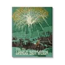 Stupell Industries Visit The Lands Between Scenery Graphic Art Gallery Wrapped Canvas Print Wall Art, Design by Matheus Lopes Castro