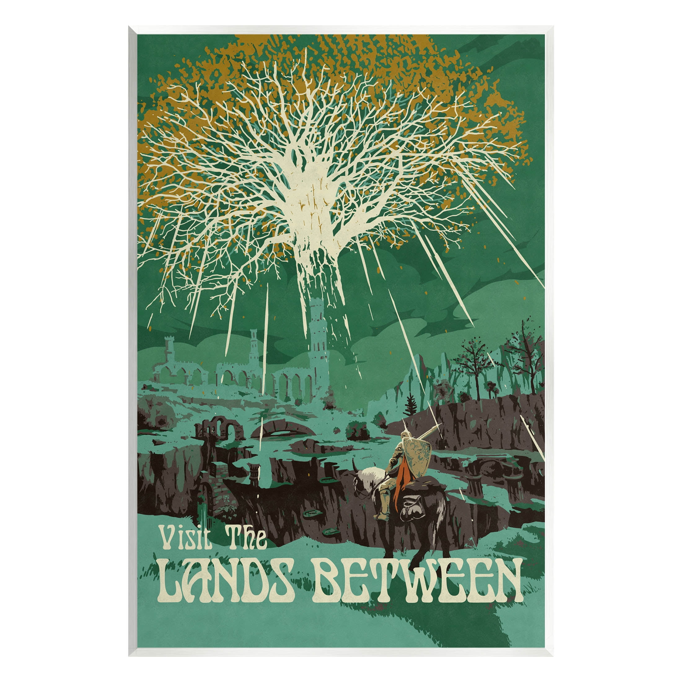 Stupell Industries Visit The Lands Between Scenery Graphic Art Unframed Art Print Wall Art, Design by Matheus Lopes Castro