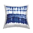 thumbnail image 1 of Stupell Industries Vivid Blue Boho Ikat Printed Throw Pillow Design by Ellie Roberts, 1 of 6