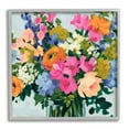 thumbnail image 1 of Stupell Industries Vivid Bouquet Blooms Botanical & Floral Painting Gray Framed Art Print Wall Art, 17 x 17, 1 of 9