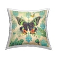 thumbnail image 1 of Stupell Industries Vivid Butterfly Damask Pattern Printed Throw Pillow Design by Evelia Designs, 1 of 6