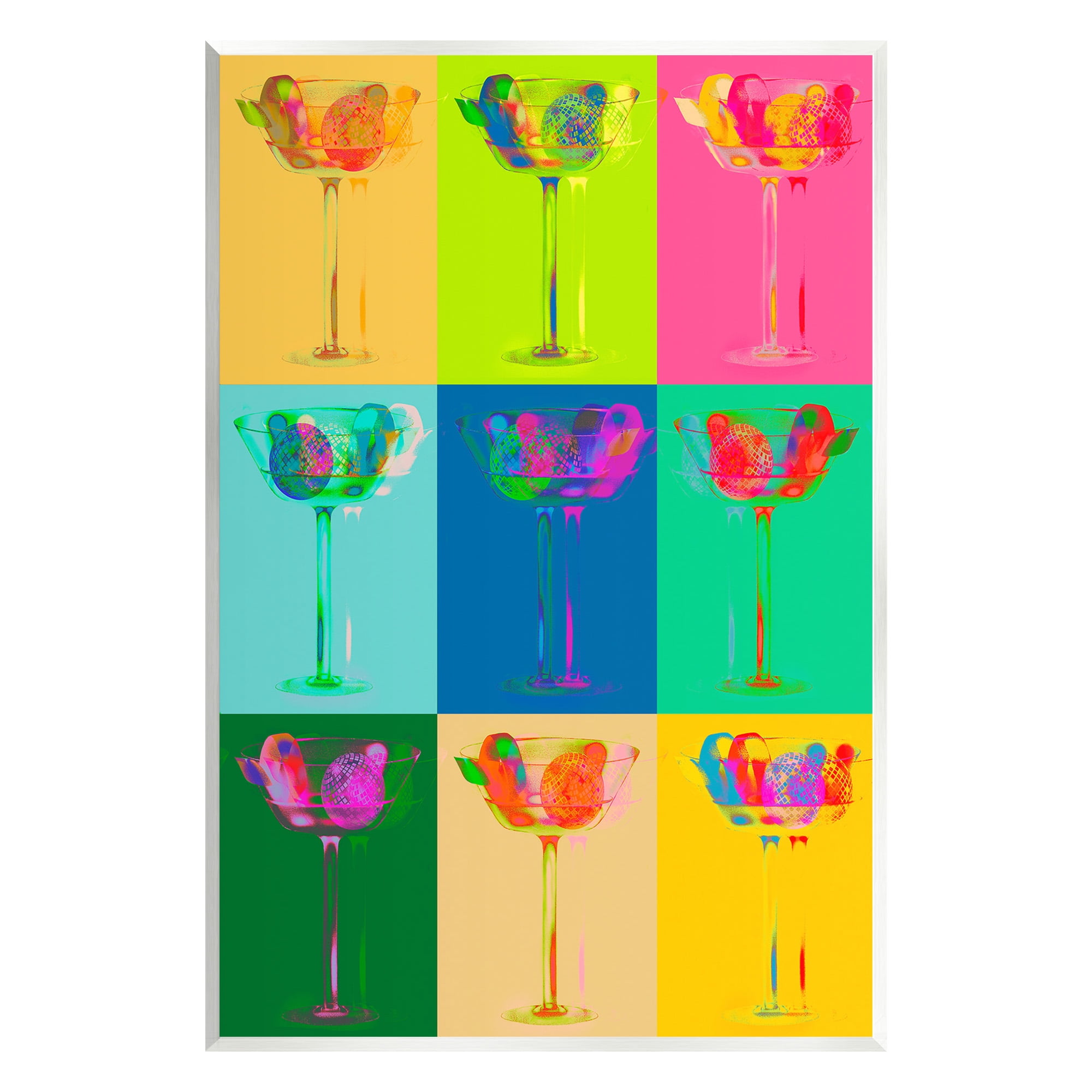 Stupell Industries Vivid Cocktail Abstraction Food & Beverage Painting Unframed Art Print Wall Art, 13 x 19