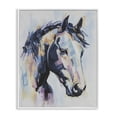 thumbnail image 1 of Stupell Industries Modern Vivid Equine Portrait White Framed Giclee Art, 24 x 30, by Svetlana Aleynikova, 1 of 8