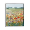 thumbnail image 1 of Stupell Industries Vivid Flower Meadow Landscape Painting Gray Framed Art Print Wall Art, 24 x 30, 1 of 9