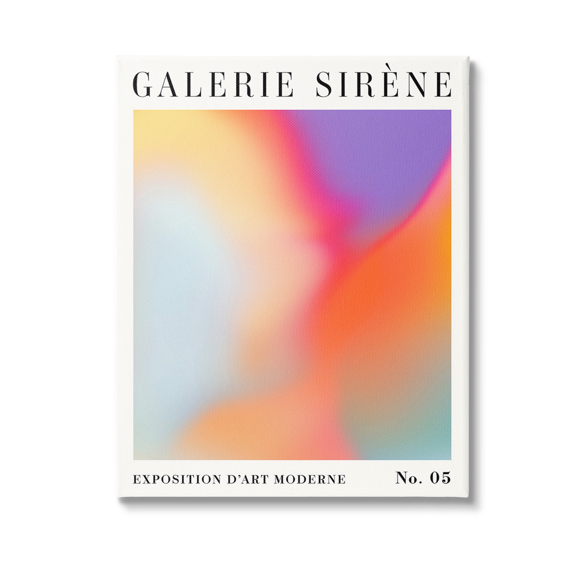 Stupell Industries Vivid Light Flare Pattern Abstract Painting Gallery Wrapped Canvas Art Print Wall Art, 30 x 40
