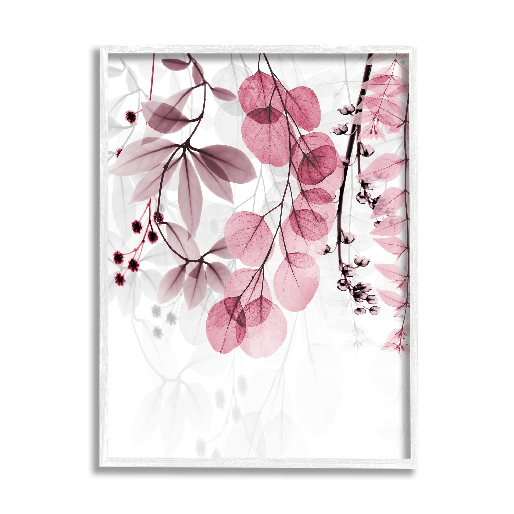 Stupell Industries Vivid Matter Botanicals Botanical & Floral Painting White Framed Art Print Wall Art, 16 x 20