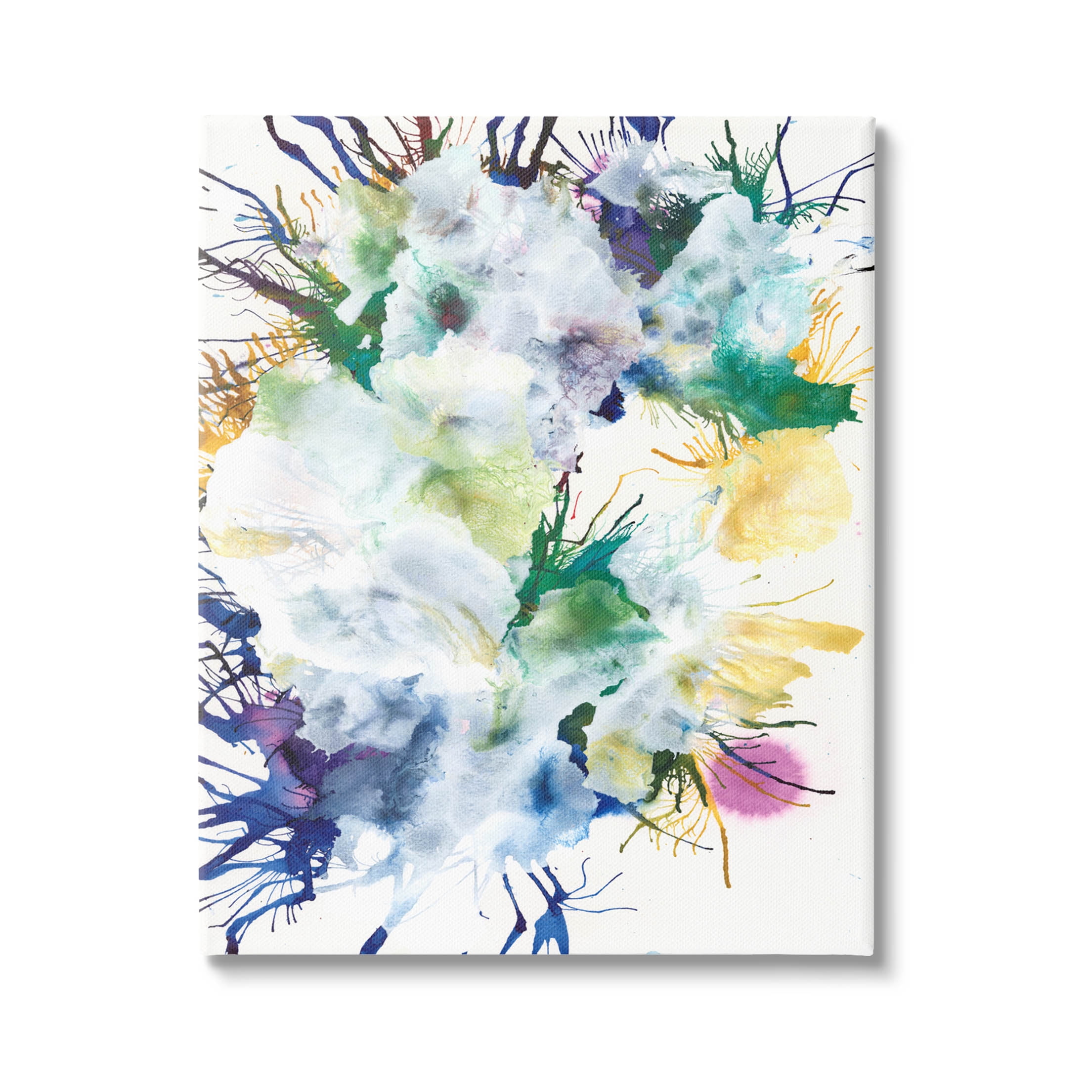 Stupell Industries Vivid Modern Chaotic Splatter Graphic Art Gallery Wrapped Canvas Print Wall Art, Design by Jodi Fuchs