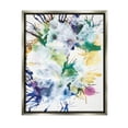 thumbnail image 1 of Stupell Industries Vivid Modern Chaotic Splatter Graphic Art Luster Gray Floating Framed Canvas Print Wall Art, Design by Jodi Fuchs, 1 of 6