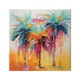 thumbnail image 1 of Stupell Industries Vivid Modern Palms Botanical & Floral Painting Gallery Wrapped Canvas Art Print Wall Art, 36 x 36, 1 of 8