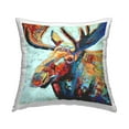 thumbnail image 1 of Stupell Industries Vivid Moose Modern Composition Printed Throw Pillow Design by Jen Seeley, 1 of 6