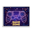 thumbnail image 1 of Stupell Industries Vivid Neon Style Game Zone Arcade Gamer Sign , 30 x 24, Design by Ziwei Li, 1 of 8