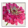 thumbnail image 1 of Stupell Industries Vivid Pink Dahlia Flower Bloom Botanical & Floral Painting White Framed Art Print Wall Art, 1 of 8