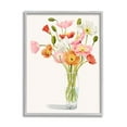 thumbnail image 1 of Stupell Industries Vivid Poppies Glass Floral Bouquet Arrangement ,11 x 14, Design by Grace Popp, 1 of 5