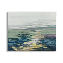 Stupell Industries Vivid Sea Water Ocean Surface Ripples Collage Painting Gallery Wrapped Canvas Print Wall Art, Design by Stacy Gresell