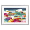 thumbnail image 1 of Stupell Industries Contemporary Vivid Stones By The Shore Gray Framed Print Under Glass, 20 x 14, by Chromatic Storm Studio, 1 of 8
