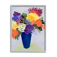 thumbnail image 1 of Stupell Industries Vivid Tropical Floral Arrangement Abstract Purple Orange Flowers, 11 x 14, Design by Ruth Fromstein, 1 of 7