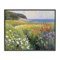 thumbnail image 1 of Stupell Industries Contemporary Vivid Wildflower Beach Black Framed Giclee Art, 14 x 11, by Petals Prints Design, 1 of 7