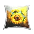 thumbnail image 1 of Stupell Industries Vivid Yellow Sunflower Arrangement Printed Throw Pillow Design by Ziwei Li, 1 of 6