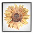 thumbnail image 1 of Stupell Industries Vivid Yellow Sunflower Petals Aerial View Flower Painting Black Framed Art Print Wall Art, Design by Michele Norman, 1 of 5