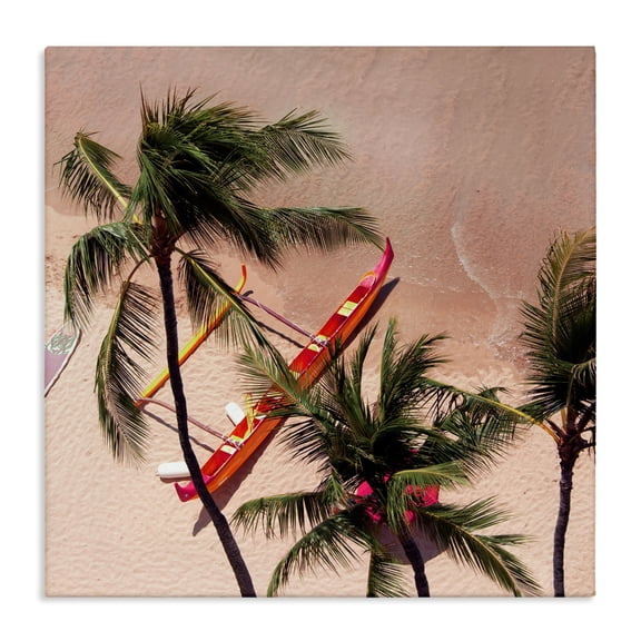 Stupell Industries Waikiki Beach Surf Coast Canvas Wall Art design by Danita Delimont, 36 x 36