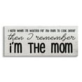 thumbnail image 1 of Stupell Industries Waiting for Mom Cook Dinner Funny Family Phrase, 30 x 13, Design by Daphne Polselli, 1 of 4