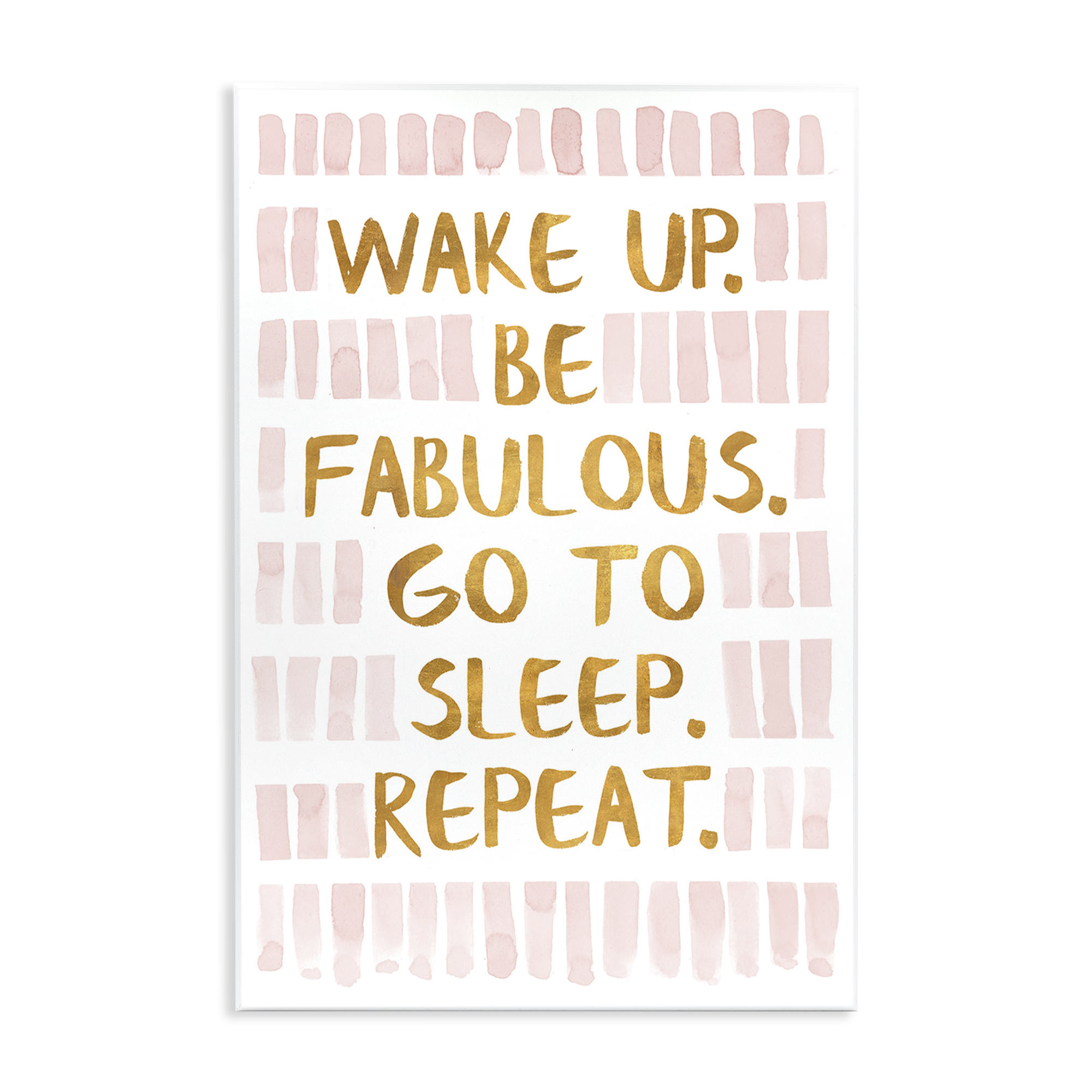 Stupell Industries Wake Up Be Fabulous Typography Painting Unframed Art Print Wall Art, 10 x 15