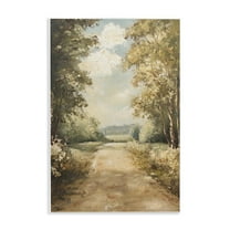 Stupell Industries Walk Through Country Forest Landscape & Nature Painting Unframed Art Print Wall Art, 10 x 15