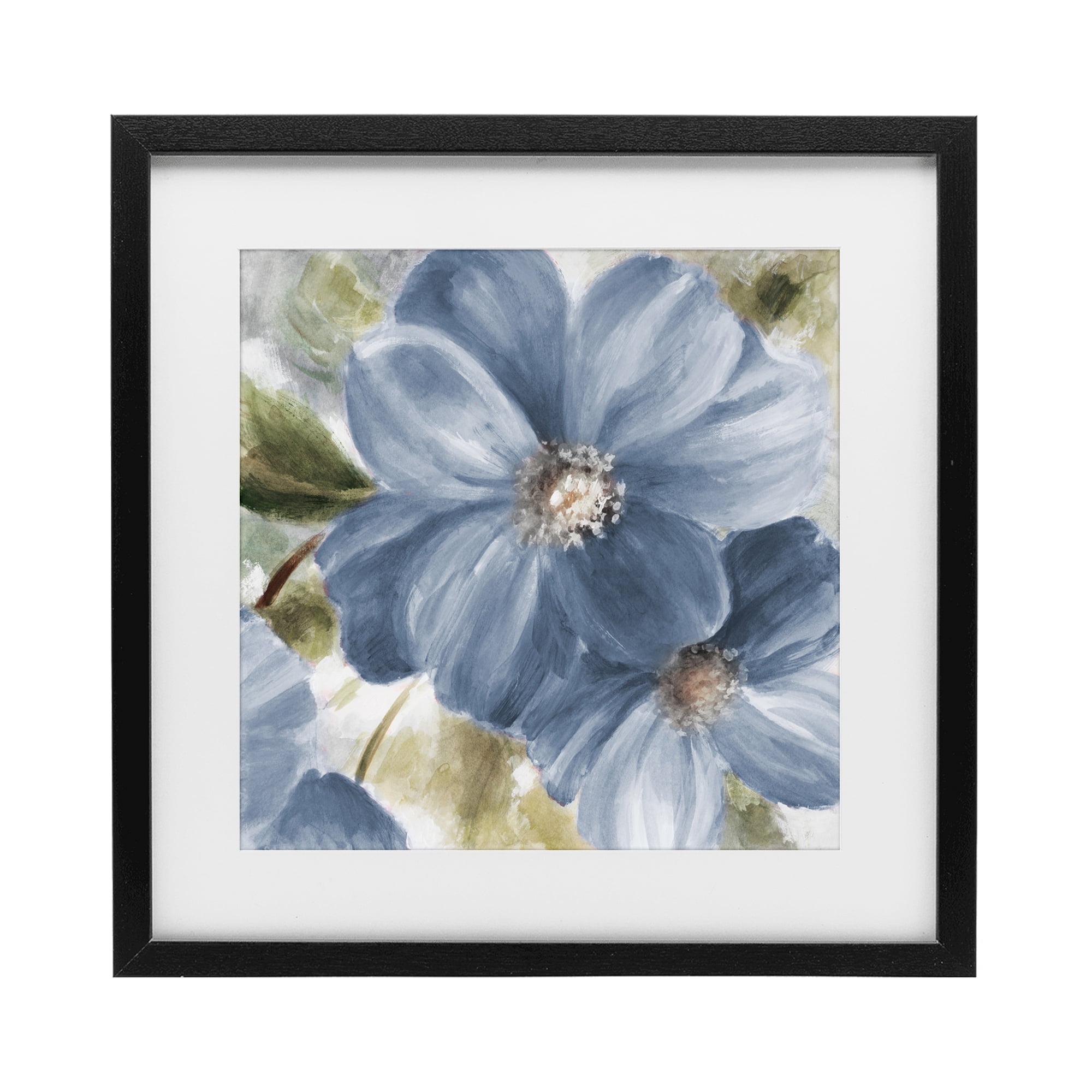 Stupell Industries Walk in Blue Beauty Black Framed Print Under Glass, design by Lanie Loreth