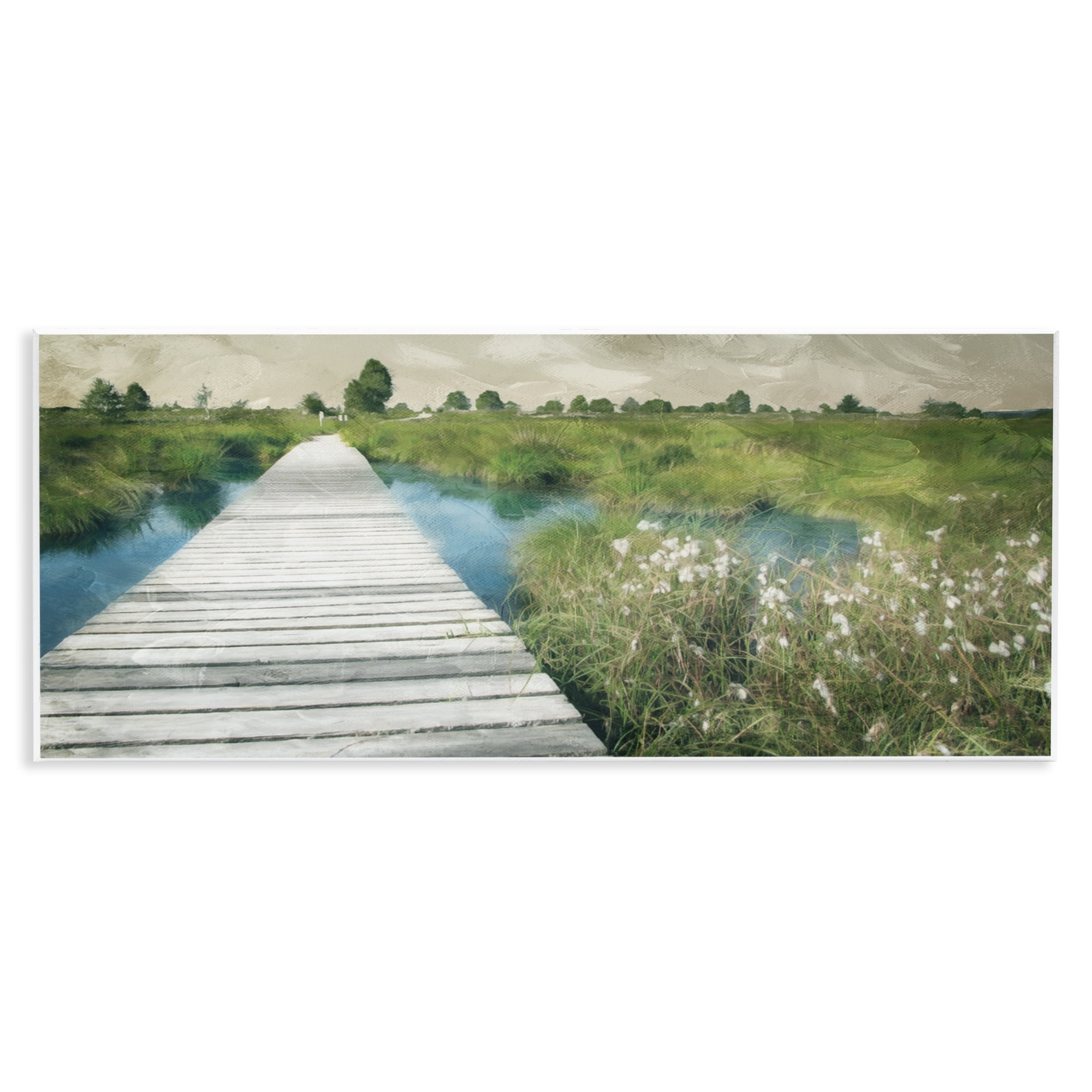 Stupell Industries Walkway On The Marsh Wall Plaque Art, design by Milli Villa