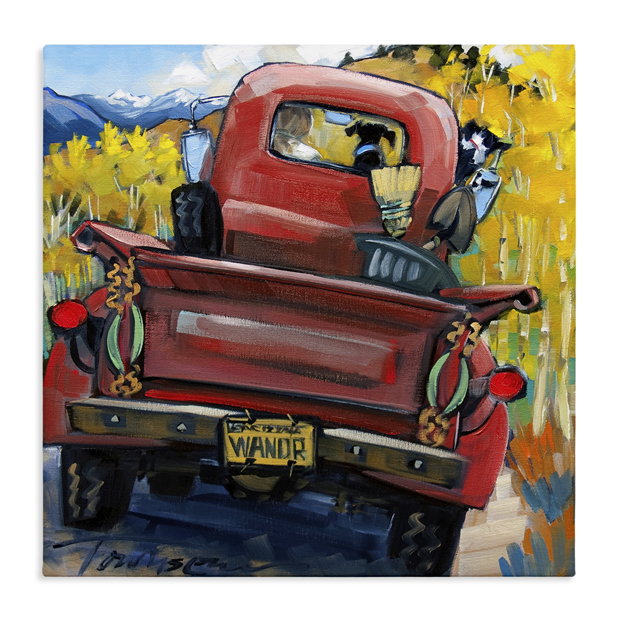 Stupell Industries Wander Truck Through Wheat Grass Canvas Wall Art, design by CR Townsend