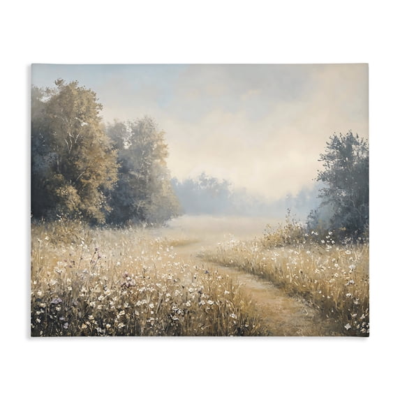 Stupell Industries Traditional Wandering Wildflower Path at Dawn Canvas Art, 20 x 16, by Creative Studio