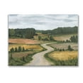 thumbnail image 1 of Stupell Industries Waning Rural Rode Landscape Painting Gallery Wrapped Canvas Art Print Wall Art, 40 x 30, 1 of 8