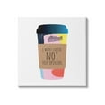 thumbnail image 1 of Stupell Industries Want Coffee Not Your Opinion Funny Phrase, 30 x 30, Design by Jennifer McCully, 1 of 4