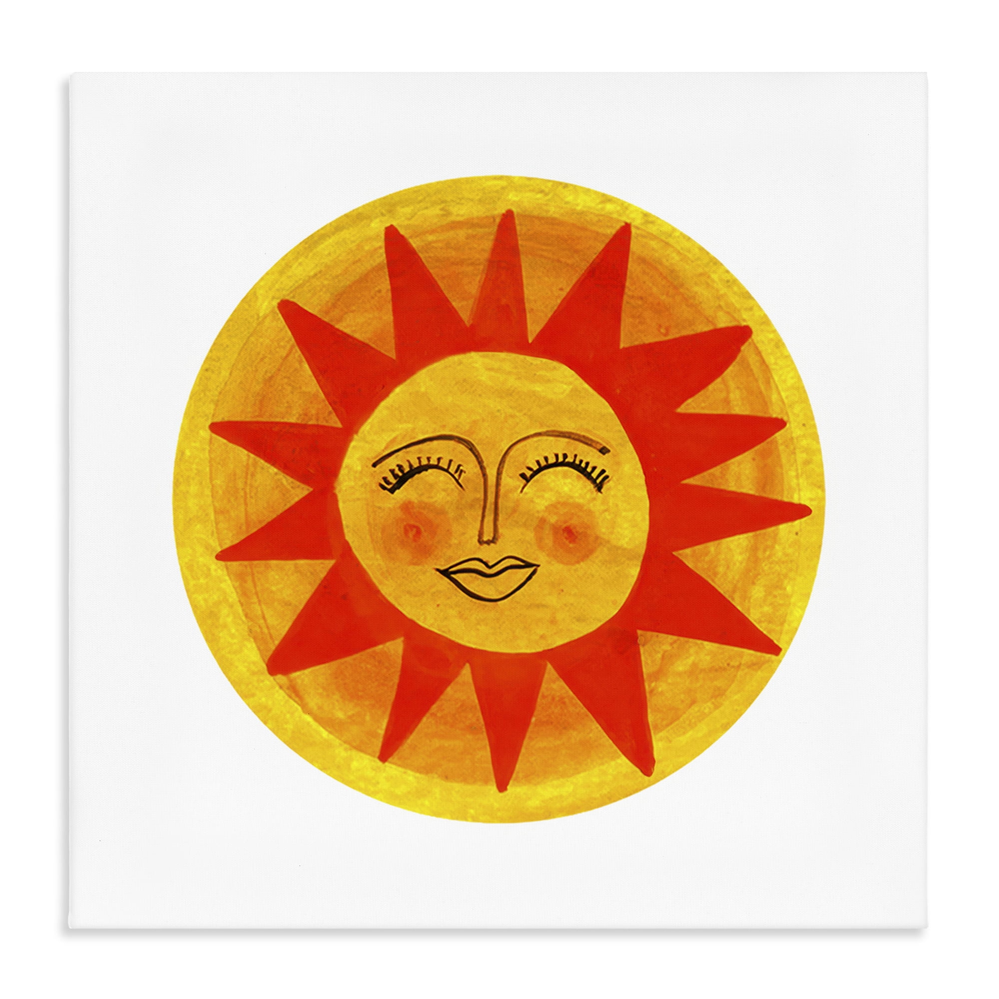 Stupell Industries Warm Fiery Sun Canvas Wall Art, design by Katherine Herrell Studio
