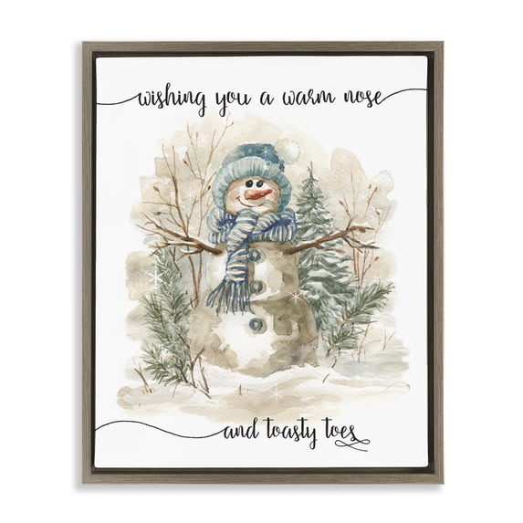 Stupell Industries Farmhouse Brown Floating Frame Canvas Art, 17 x 21, by Livi Finn